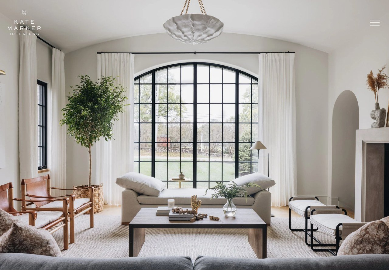 Kate Marker Interiors website preview