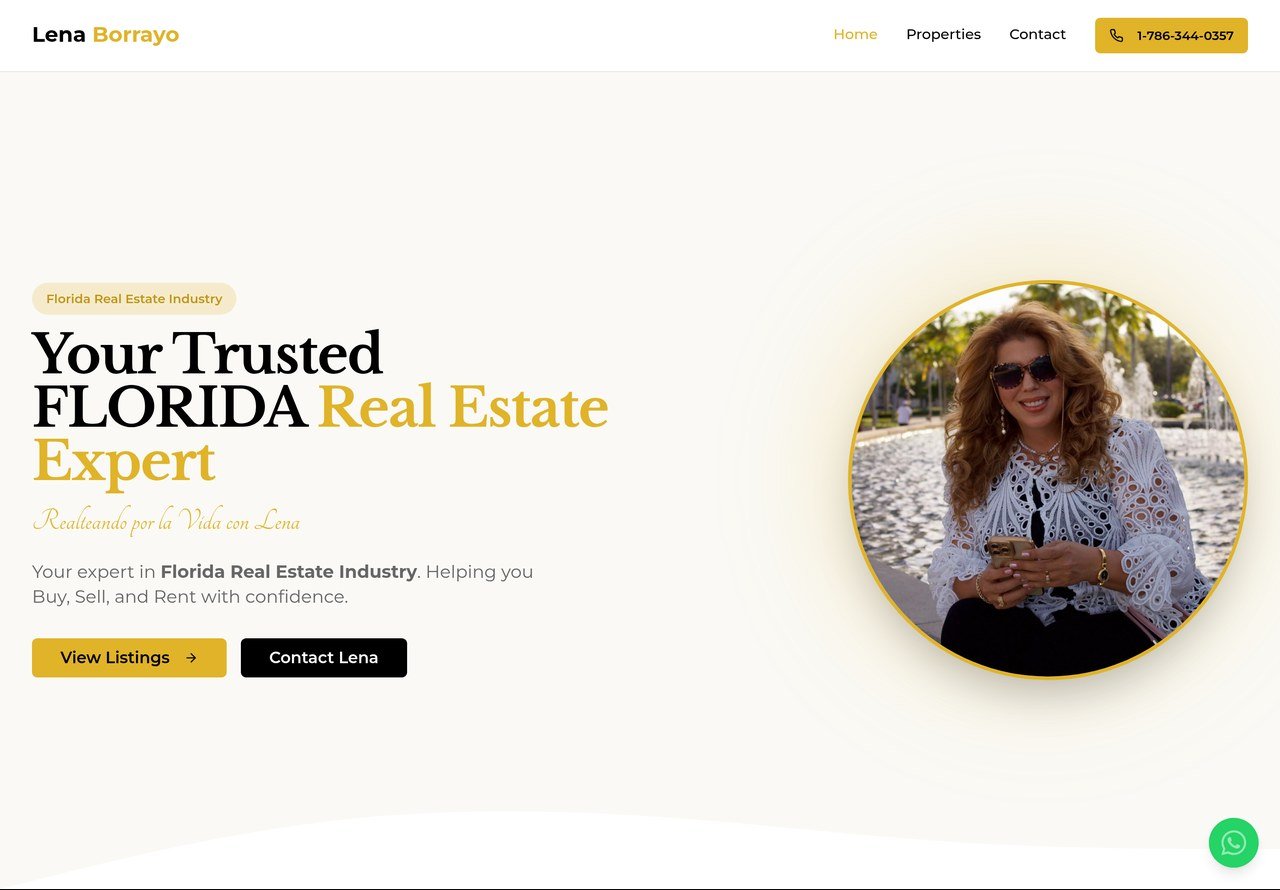 Lena Borrayo website preview